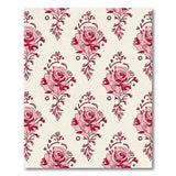 Blush Pink Roses Floral Vintage Rug