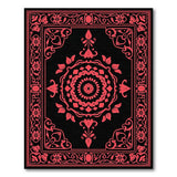 Red Mandala Persian Area Rug
