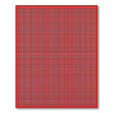 Bold Red Black Grid Woven Area Rug