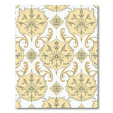 Gold Ornate Medallion Persian Area Rug