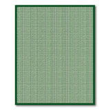 Green Border Seagrass Coastal Rug