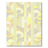 Yellow Abstract Geometric Area Rug