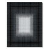 Black White Halftone Fade Area Rug