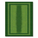 Green Green Crocodile Scale Area Rug