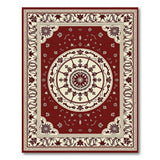 Traditional Persian Elegant Red Persian Medallion Area Rug