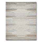 Neutral Striped Woven Area Rug