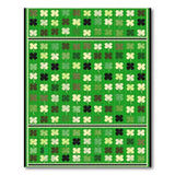 Green Shamrock Clover Area Rug