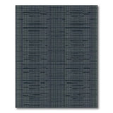 Black White Geometric Grid No. 8 Area Rug