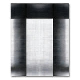Black White Halftone Dot Geometric Area Rug
