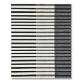 Bold Black White Striped No. 51 Area Rug
