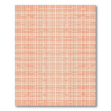 Orange Orange Grid Geometric Area Rug