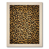 Bold Black Gold Leopard Print Area Rug