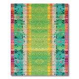 Vibrant Multi-Color Geometric Tribal Rug