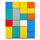 Bold Geometric Color Block Area Rug
