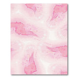 Blush Pink Abstract Watercolor Area Rug