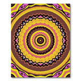 Multi-color and Patterns Vibrant Multi-Color Mandala Geometric Area Rug