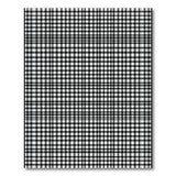 Black White Checkered Geometric Modern Area Rug