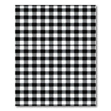 Classic Black White Checkered Area Rug