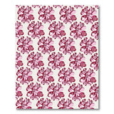 Pink Abstract Floral Area Rug