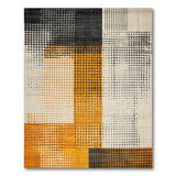 Multi-Color Geometric Polka Dot Block Area Rug