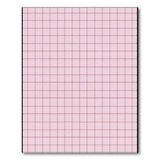 Soft Pink Grid Geometric Area Rug