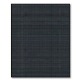Black White Geometric Grid No. 2 Area Rug