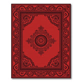 Regal Red Persian Medallion Area Rug