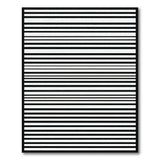Black and White Stripe Bold Black White Horizontal Stripe Area Rug