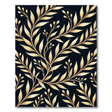 Golden Leaf Branch Area Rug