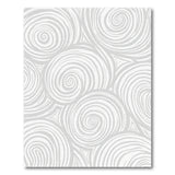 Grey Hypnotic Grey Swirl Abstract Area Rug