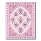 Pink Pink Persian Floral Area Rug