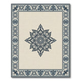 Blue Persian Mandala Area Rug