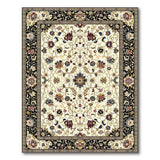 Traditional Persian Multi-color and Patterns Ivory Traditional Persian Floral Area Rug