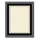 Beige and Neutral Geometric Modern Beige Geometric Frame Area Rug