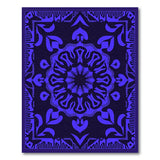 Purple Purple Mandala Persian Area Rug