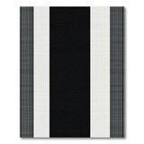 Bold Vertical Geometric Modern Bold Black White Vertical Stripe Area Rug