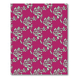 Pink Traditional Persian Rug with Green Bird Motifs