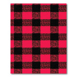 Red Black Buffalo Plaid Rustic Farmhouse Area Rug
