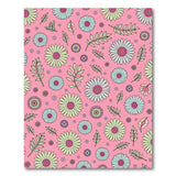 Multi-color and Patterns Whimsical Pink Daisy Floral Area Rug