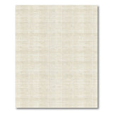 Beige Crosshatch Geometric Area Rug