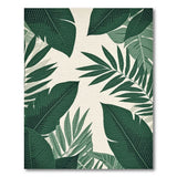 Lush Green Lush Green Palm Leaf Area Rug
