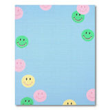 Playful Smiley Faces Knit Area Rug