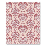 Blush Pink Damask Floral Area Rug