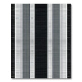 Black and White Geometric Modern Bold Black White Striped Geometric Rug