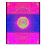 Vibrant Pixelated Geometric Multi-Color Area Rug