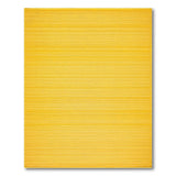 Vibrant Yellow Woven Geometric Area Rug