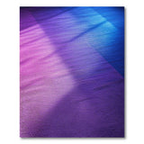 Purple to Blue Ombre Plush Area Rug