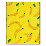 Yellow Banana Fruit Pattern Area Rug