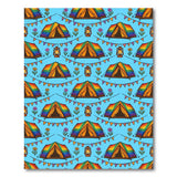 Rainbow Campsite Kids Area Rug