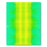 Vibrant Teal-to-Yellow Halftone Abstract Area Rug